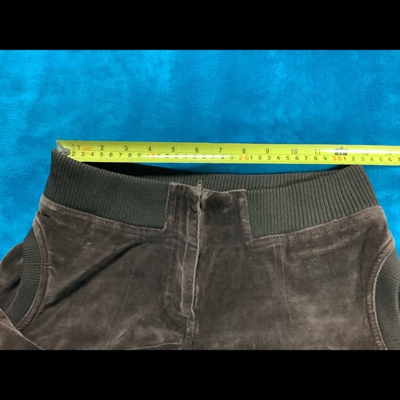 H&M velour elastic waist drawstring ankles sweats - Picture 6 of 7